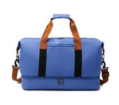 Bolsa De Viaje De Gran Capacidad Para Hombres Y Mujeres Impermeable Bolsa Deportiva Para Fin De Semana Bolsa Mensajera Seca Y Húmeda Estilo Fashion