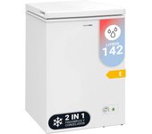 Congelador Arcón Blanco 2 en 1 de 142L | UNIVERSALBLUE