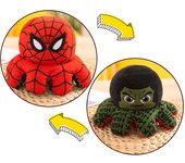 20-40cm Plush Doll Avengers Spiderman Iron Man Captain America Hulk Thanos Octopus Plush Cartoon Toy That Can Be Flipped Gift ﻿