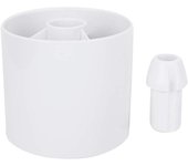 Accesorio para putter de entrenamiento con hoyo verde de golf, copas de golf, color blanco