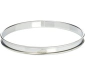 ARO TARTA BORDE VUELTO INOX. 20X2,2 CMS.