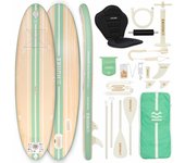 Tabla Paddle Surf Hinchable con Accesorios Premium - HUIIKE | Tabla Padel Surf Hinchable con Remo Doble Uso y Asiento Kayak | Stand Up Paddle Board Gran Estabilidad y Resistencia | Pádel SUP Board