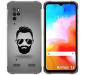 Funda Silicona para Ulefone Armor 12 5G diseño Barba Dibujos