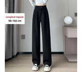 Fashion women's straight leg pants loose casual wide leg pants women straight leg small stylish senior all match all match pants
