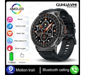 Reloj inteligente con seguimiento GPS para hombre, dispositivo resistente al agua de 2024 pulgadas, HD, Bluetooth, llamadas, 1,85 mAh, 3ATM, deportivo, Fitness, novedad de 710