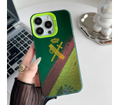 Epc Spanish Guard Civil Emblem Phone Case IMD Phone Case For IPhone 16 15 14 13 12 11 Pro Max Plus Color Silver Cover
