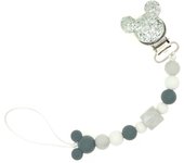 Cadena De Chupete Para Bebe With Túneles De Silicona Y Juguetes De Mordador Clip Para Chupete Gift With Diseño De Animales Divertidos Tamaño 23cm