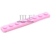 50pcs Moc Tiles Plate 1x8 3460 Short Piece DIY Enlighten Building Block Bricks Compatible with Assembles Particles Toys