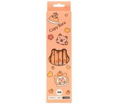 12pcs/Set School Supplies Capybara Writing Pencil Cartoon HB Wood Pencil Drawing Stationery for Children Student