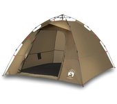 vidaXL Tienda de pesca 4 personas apertura rápida tienda de campaña Color Camuflaje,  Marrón,  Verde oliva y mas