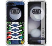 Funda Silicona Antigolpes para Samsung Galaxy Z Flip 5 5G diseño Zapatillas 13 Dibujos