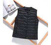 2024 New  Wihte Duck Down Vests LightWomen Waistcoat Spring Autumn Outerwear Inner Cloth Portable Warm Sleeveless Liner Casual