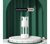 15ml 30ml 50ml 80ml 100ml Clear Airless Cosmetic Cream Pump Bottle Travel Size Dispenser Makeup Container for Cream Gel Lotion