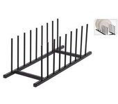 Genérico NO MARCA Escurreplatos Metálico 34,5 X 12,5cm - Ahorra Espacio