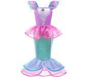 Elsa Anna Kid Princess Girls Dress Rapunzal  Kids Cosplay Halloween Vestidos Children Costume Birthday Party Dress