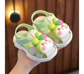 2023 new baby toddler shoes anti-collision bag head non-slip super cute cartoon soft sole outdoor wear indoor sandals baby