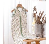 HappyFlute New Cute Print Two-Way Zipper Design Super Soft Bamboo Cotton Fabric Sleeveless Baby Summer Anti-kick Sleeping Bag
