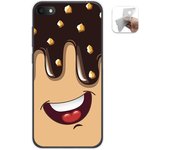 Tumundosmartphone Funda Gel Tpu para Alcatel 1V 2019 diseño Helado Chocolate Dibujos