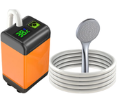 Showers De Camping Portátiles Eléctricos Con Bomba Y Pantalla Digital IPX7 Impermeable Para Actividades Al Aire Libre Y Senderismo
