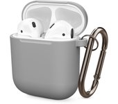 For Apple AirPods 1/2 generation cover Wireless bluetooth earphones Case For AirPods 2 1 Slilcone Cover Accessories With Keyring