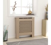 vidaXL Cubierta para radiador MDF 78 cm