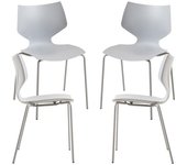 Pack 4 Sillas Plecy - Gris claro