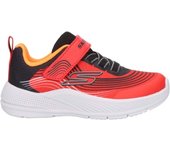 Zapatillas Skechers Microspec Advance para niños en color rojo