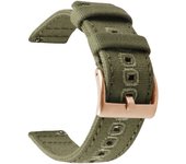 18mm 20mm 22mm Braided Canvas Strap for Samsung Galaxy Watch 3/4 40mm 44mm Classic 46mm 42mm Quick Release Bracelet for Huawei