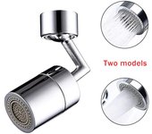 Grifo de Cocina Extendido Universal 1080° con Rotación Dual Modo Cabezal de Robot para Cocina y Baño Grifo Giratorio de 304