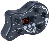 ammoon PockRock Portable Guitar Multi-effects Processor Effect Pedal 15 Effect Types 40 Drum Rhythms Tuning Function