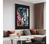 Tengen Toppa Gurren-Lagann Movie Sticky Posters Vintage Room Home Bar Cafe Decor Vintage Decorative Painting