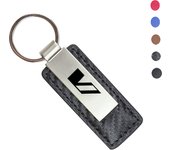 1PCS Pu Leather Metal Key Chain For Cadillac CT4 CT5 CT6 XT4 XT5 XT6 XTS Escalade ATS DTS CTS SRX XLR Lyriq 2022 2023 2024 2025+