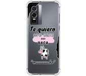 Funda Silicona Antigolpes para Vivo Y76 5G diseño Vaca Dibujos