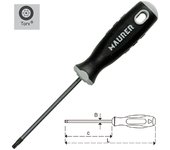 Destornillador Maurer Torx Inviolable  7 x 80 mm.