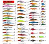 Fishing Lure Set Fishing Hard Bait Mini Minnow Floating Swing Crankbait Crazy Wobblers Artificial Bionic Crank Lures
