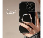 Black+Geometric Support Phone Case For iphone15 14 13 12 11 Pro Max X XR XSMAX 7 8 Plus SE TPU Case Cover New Products