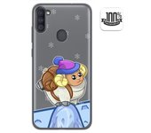 Tumundosmartphone Funda Gel Transparente para Samsung Galaxy A11 / M11 diseño Cabra Dibujos