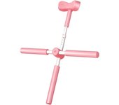 Varilla de yoga, varilla de estiramiento ajustable para la parte superior e inferior de la espalda, práctica camilla de espalda multiusos para entrenamiento corrector, varillas de yoga para el cuerpo, abridor de pulmones/32 pulgadas