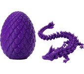 Full Articulated Dragon 8.7 Inch Articulated Dragon with A Egg 3D Printed Gem Dragon Toy Decompression Creative Toys
