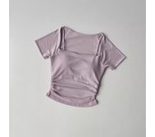 Women Sports Shirt Mesh Yoga Top Push Up Fitness Fixed  Pad Short Sleeve Sport Tops Running Shirt Gym Wear Yoga Shirts Female