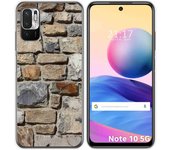Tumundosmartphone Funda Gel Tpu para Xiaomi Redmi Note 10 5G / POCO M3 PRO 5G diseño Ladrillo 03 Dibujos