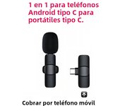 Lapel Lavalier Wireless Microphone Buttonhole Mini Bluetooth Mic For iPhone Android Cell Phone PC Mobile Micro Tie Tiny Blutooth