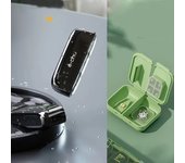 Portable Medicine Cutter Precise Medicine Cutting Scissors Medicine Splitter Tablet Splitting Home Travel Portable Medicine Box