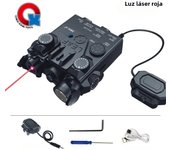 Powerful Tactical LED Flashlight Hunting Red Green Dot Laser DBAL-A2 Strobe White Light Scout Dual Pressure Switch