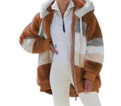 Abrigo de las mujeres chaqueta con capucha chaqueta de Invierno Fashion Caliente con capucha pullover chaquetas Cremallera Chaqueta de sweatshirt chaqueta de flota
