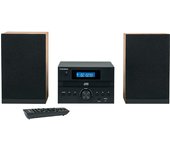 Thomson mic123bt micro cadena 50w bluetooth - reproductor de cd, radio fm - tecnologia bass boost - mando a distancia - color negro/madera
