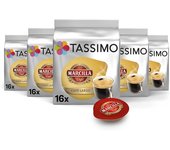 Pack 5 cajas de Café Largo Marcilla Tassimo 16 servicios 8711000500613