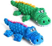 Juguetes de Plush chirriantes para Perros, juguetes de Plush arrugados para la dentición de perros, juguetes Interactivos duraderos para la dentición de perros, juguetes Interactivos duraderos para Masticar Perros, Cocodrilo