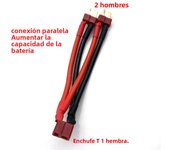2 Way 3 Way Battery Adapter Cable Y-shaped Harness Connector XT60 XT90 Series Line T Head XT60 Parallel Line Connectors/wiring