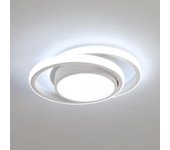 Plafon Led Techo, 32Wa Lámpara de Techo LED, 2350LM Blanco Frío 6500K, Creatividad Redondo Luz de Techo del Para Corredor Baño Cocina Sala de Estar Dormitorio Pasillo, Largo 28cm